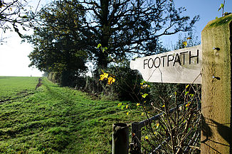 Footpath Sign